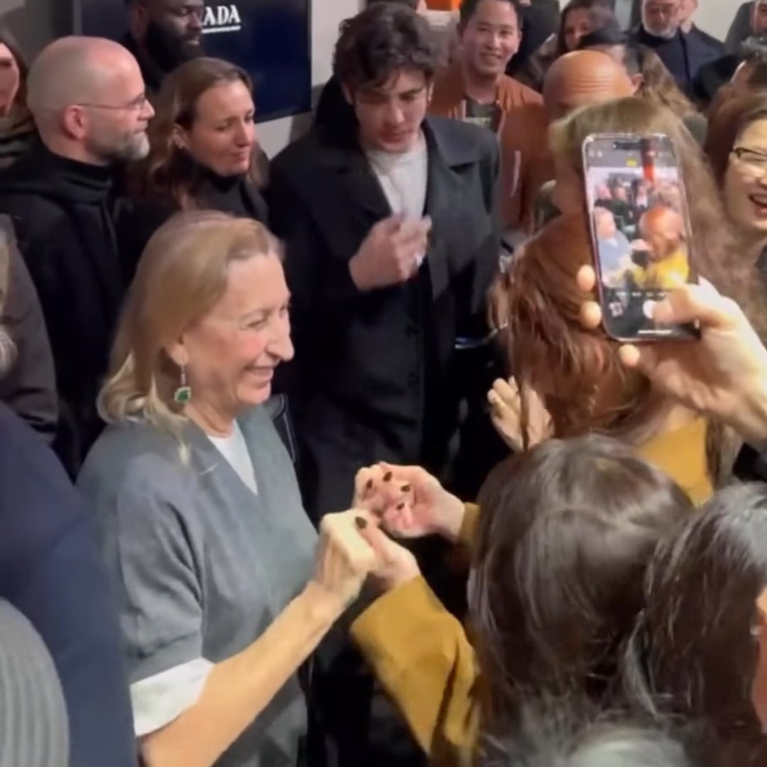 Sana and Miuccia Prada, she really is the Prada Princess 🥺
