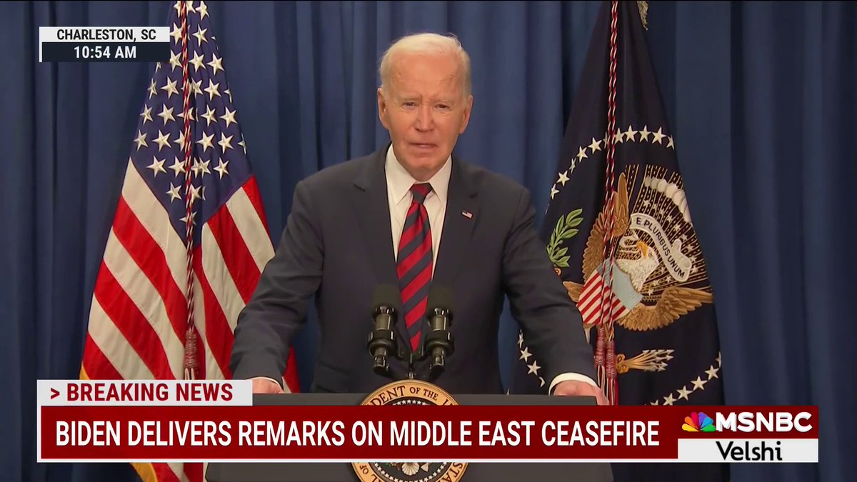 BREAKING: President Biden speaks on the first three Israeli hostages released by Hamas as part of a ceasefire deal. They are inside Israeli territory.