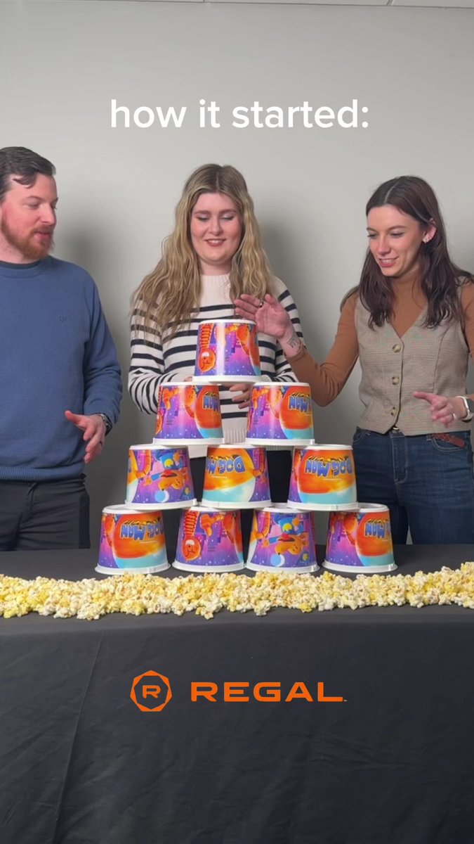 This is how the Regal team celebrates National Popcorn Day🍿 Today only, Regal Crown Club members get a FREE small popcorn with any ticket purchase. Enjoy a movie and the perfect buttery, salty snack – on us🧡 Join Regal Crown Club: