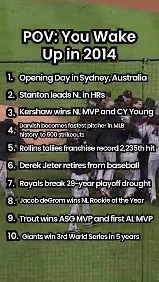 What's your favorite baseball memory from the 2014 season?