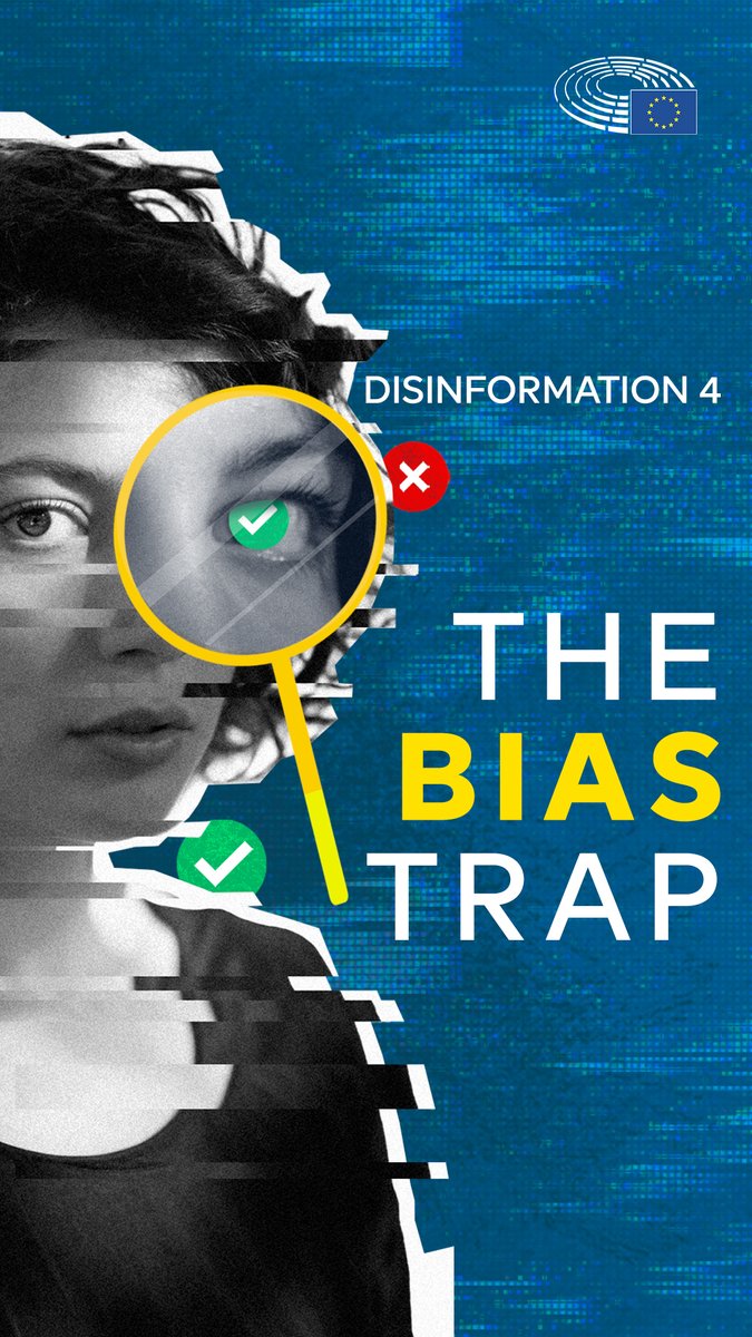 Don't fall for this trap! Disinformation spreaders know that feeding us content that matches our existing beliefs and taps into our fears, they have a better chance of manipulating us. Watch our video to learn how to protect yourself from disinformation ↓