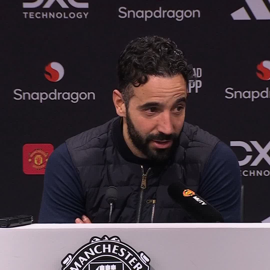 "We are being the worst team, maybe, in the history of Manchester United" 😳 Ruben Amorim didn't hold back in his post-match press conference after Man United's 3-1 defeat to Brighton ❌