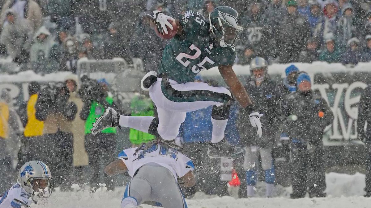 Sal Paolantonio spoke with LeSean McCoy who said he "sent the recipe" for how to play well in snow to Saquon Barkley 👀