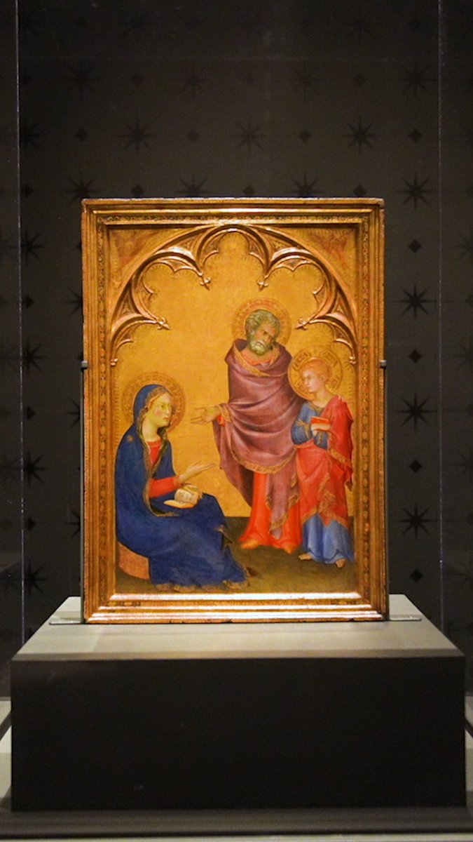 Explore the dynamic of a biblical family drama with Met Curator Stephan Wolohojian and Caroline Campbell, Director of the National Gallery of Ireland,. LAST CHANCE—Experience this work alongside other remarkable Sienese paintings, sculptures, metalwork, and textiles in the exhibition “Siena: The Rise of Painting, 1300–1350,” on view through January 26. 🎨 Simone Martini (Italian, active 1315–1344). Christ Discovered in the Temple, dated 1342. Tempera and gold leaf on panel. #MetSiena