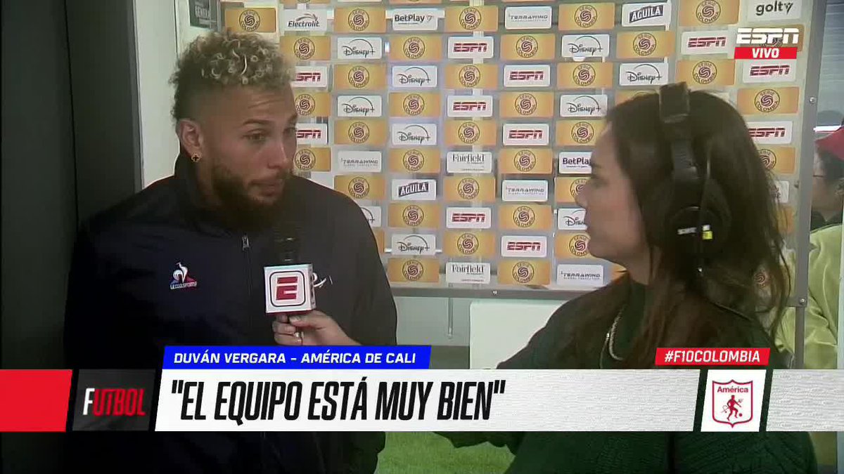 Duván Vergara: "El equipo está diseñado para ser campeón" #F10Colombia El jugador del América de Cali se refirió a lo que viene para los Escarlatas en este 2025. 📺▶️ Mira F10 en #DisneyPlus!