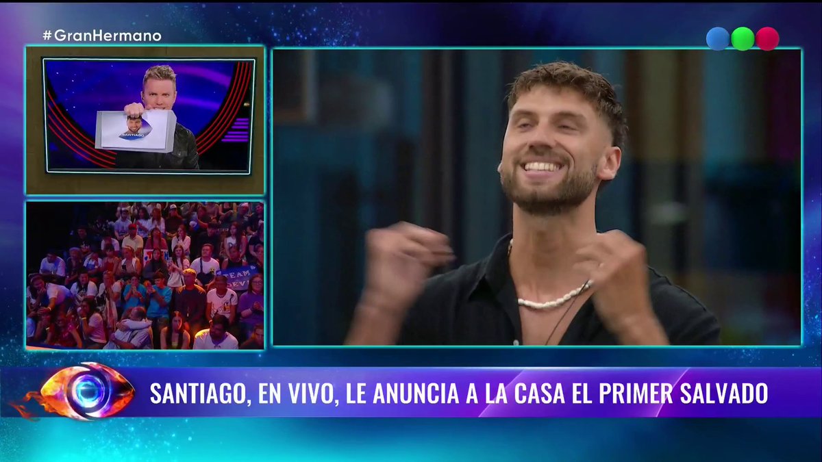 Santiago es el primero de bajar de la placa 👏 👁 Mirá #GranHermano en y espiá la casa GRATIS las 24 horas por DIRECTV LatinAmerica DGO