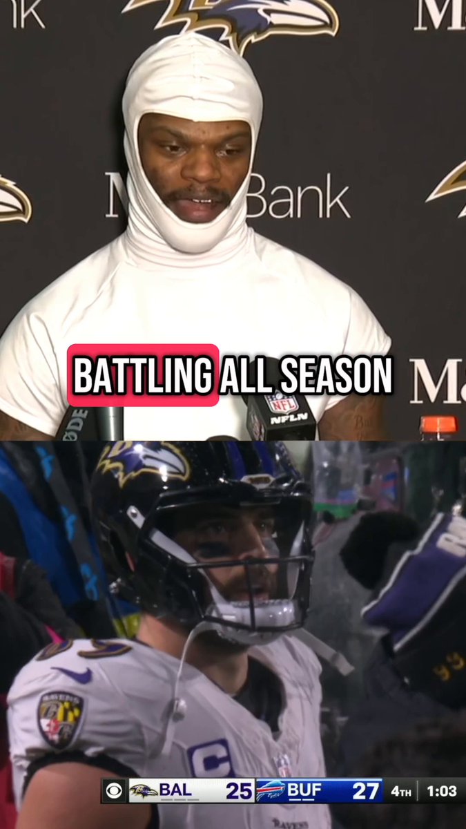 Lamar had Mark Andrews' back after the Ravens' loss to the Bills 👏
