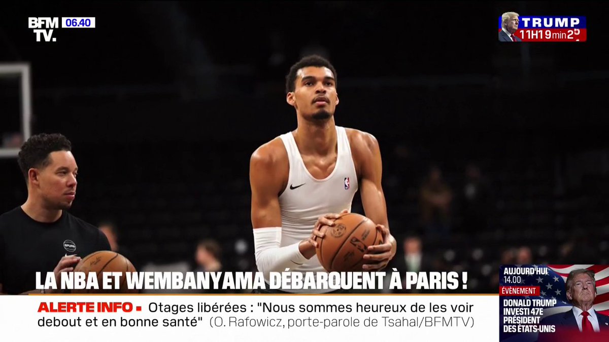 Les San Antonio Spurs de Victor Wembanyama débarquent à Paris à partir de jeudi pour deux rencontres contre les Indiana Pacers
