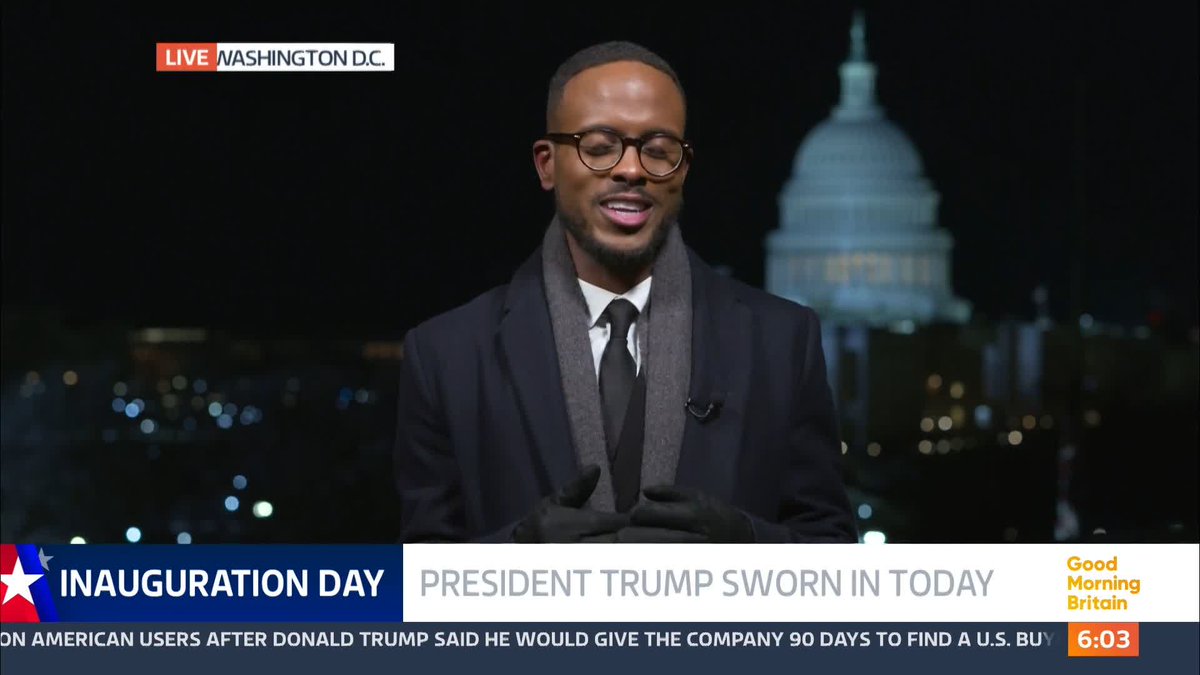 In just a few hours Donald Trump will be sworn in as the 47th President of the United States as he promises to waste no time in setting to work "making America great again". @noel_phillips reports.