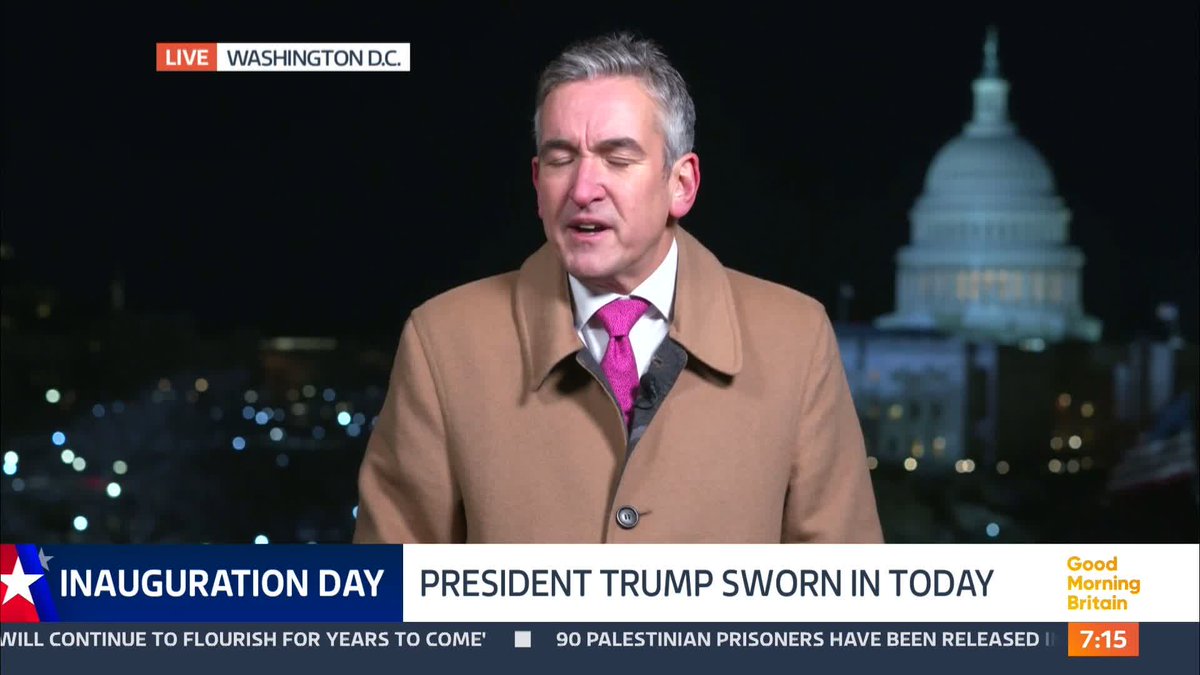 'How would you respond to the allegations that he's a misogynist and a convicted felon?' - Susanna Reid Damian Bates, a friend of Donald Trump says that while the president-elect is 'not perfect', he is 'fighting for America' and 'putting his country first.'