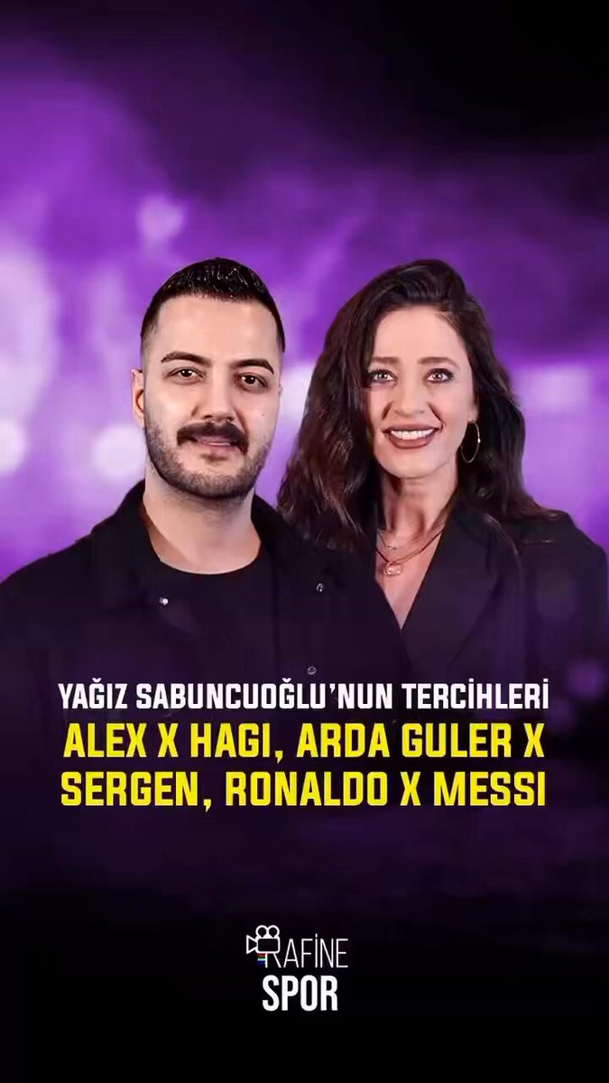 ❓Dzeko mu? Icardi mi? Yağız Sabuncuoğlu: Dzeko ❓Alex mi? Hagi mi? Yağız Sabuncuoğlu: Alex ❓Ronaldo mu? Messi mi? Yağız Sabuncuoğlu: Ronaldo