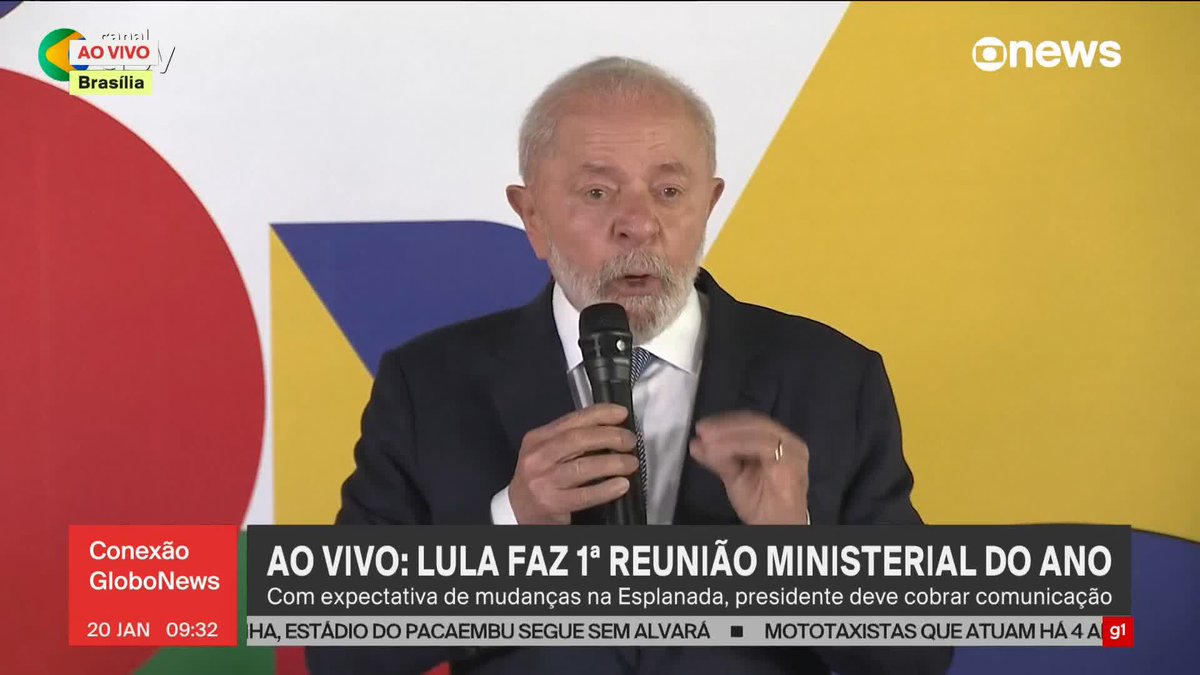 Na primeira primeira reunião ministerial do ano, Lula diz que '2026 já começou': "Nós não podemos antecipar campanha porque temos que trabalhar". ➡ Assista ao #ConexãoGloboNews: #GloboNews