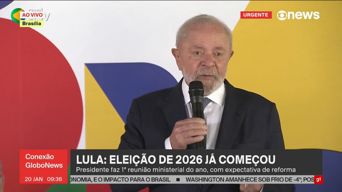 "Trump foi eleito para governar os EUA e eu, como presidente do Brasil, torço para que ele faça uma gestão profícua (...). Nós não queremos briga, queremos paz", diz Lula sobre o novo governo Trump. ➡ Assista ao #ConexãoGloboNews: #GloboNews