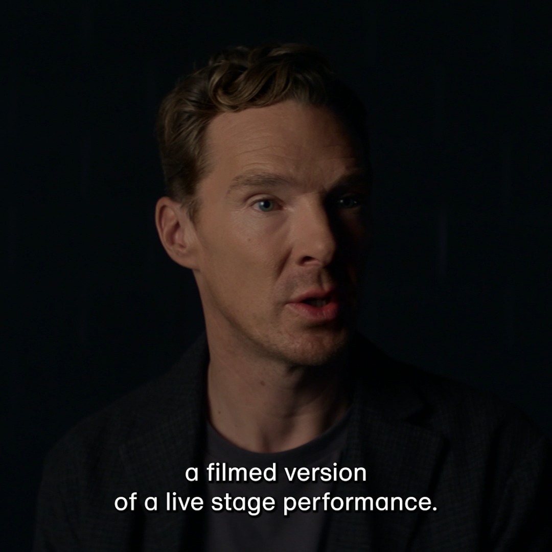 'It was like having another audience'🍿 Come behind-the-scenes with Benedict Cumberbatch as he reminisces about his experience with National Theatre Live.