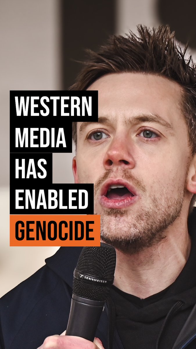Without the Western media, Israel’s genocide in Gaza would not have been possible. My speech at Saturday’s Palestine protest in London.