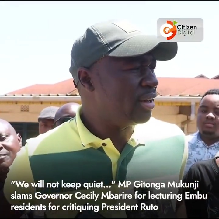 "We will not keep quiet…" MP Gitonga Mukunji slams Governor Cecily Mbarire for lecturing Embu residents for critiquing President Ruto