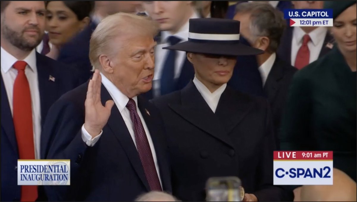 Welcome back, Mr. President 🇺🇸