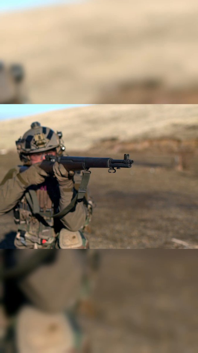 Garand En bloc in slow motion