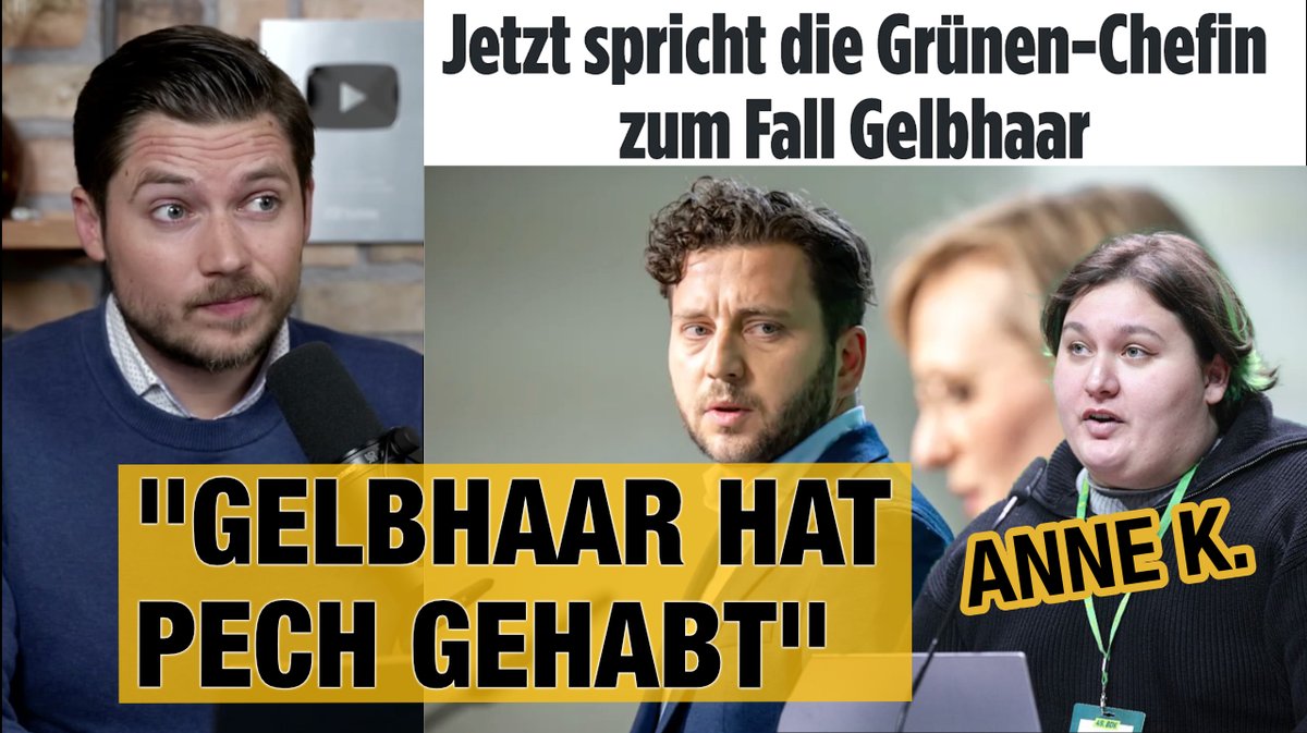 Jetzt äußern sich die Grünen zum Gelbhaar-Skandal. NIUS wurde selbstverständlich nicht auf die Pressekonferenz gelassen. Pressefreiheit und so. Und Gelbhaar? Der hat einfach Pech gehabt. Alle Fristen sind rum. Listenplatz ist weg.