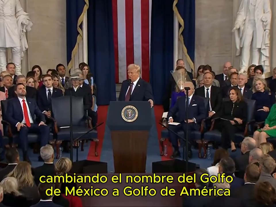 "Golfo de México": Porque Donald Trump anunció que cambiará su nombre a Golfo de America