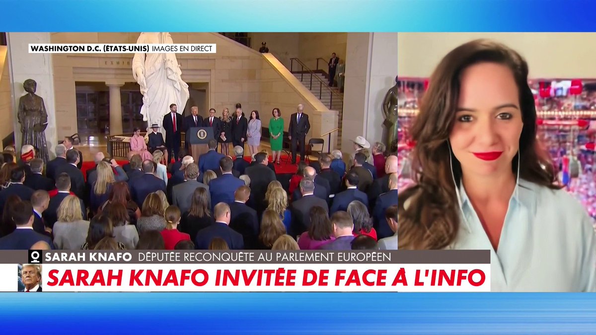 Sarah Knafo : «Donald Trump nous met dos au mur»