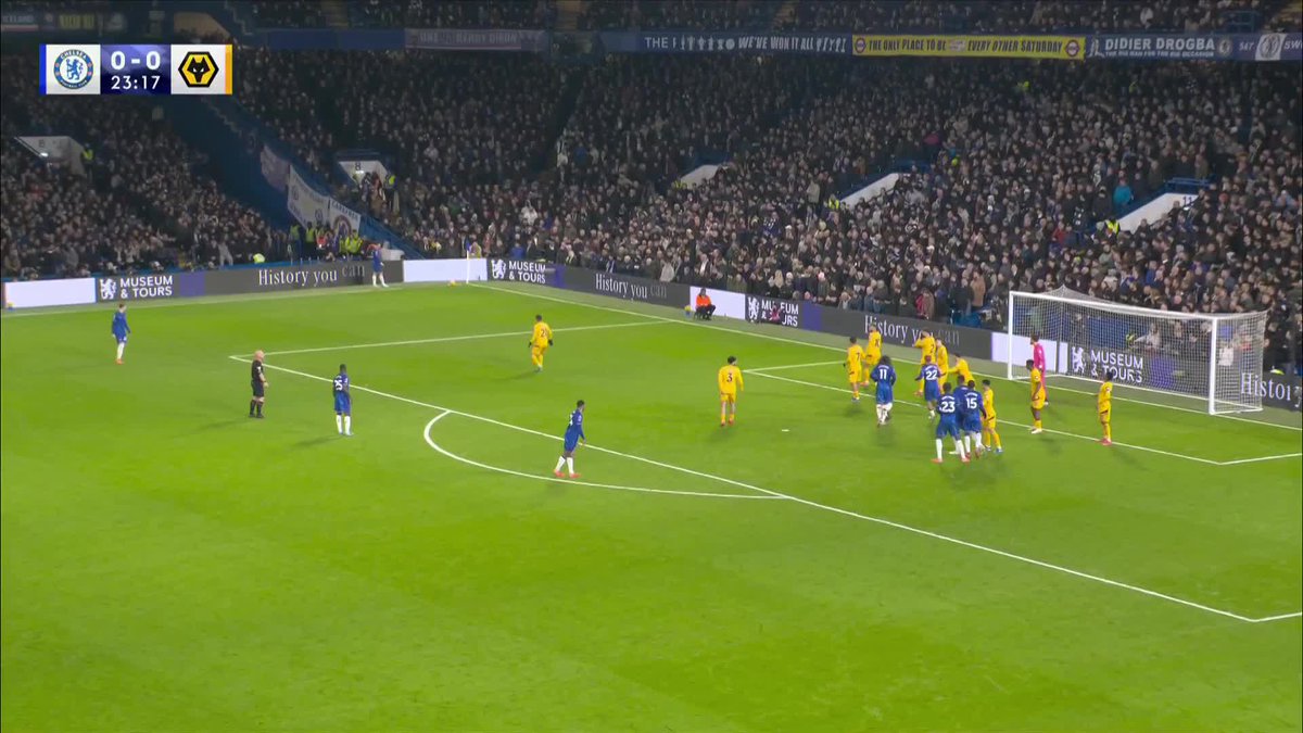 Tosin gives Chelsea the lead! 🔵