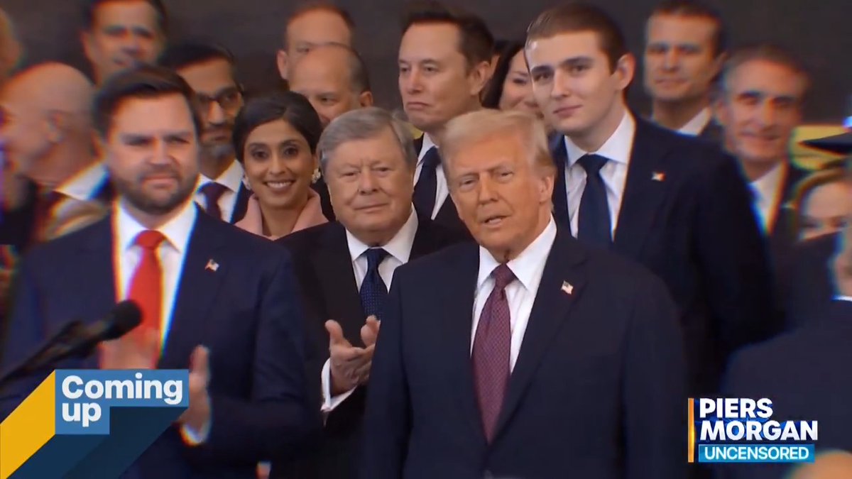 "The face of the end of wokeism!" As Donald Trump promises a 'Golden Age' at his inauguration, Piers Morgan and guests unpack what this means for Americans 👇 📺 Piers Morgan | Bill O'Reilly | Ana Kasparian | Elizabeth Pipko | Joe Walsh | Christiane Amanpour
