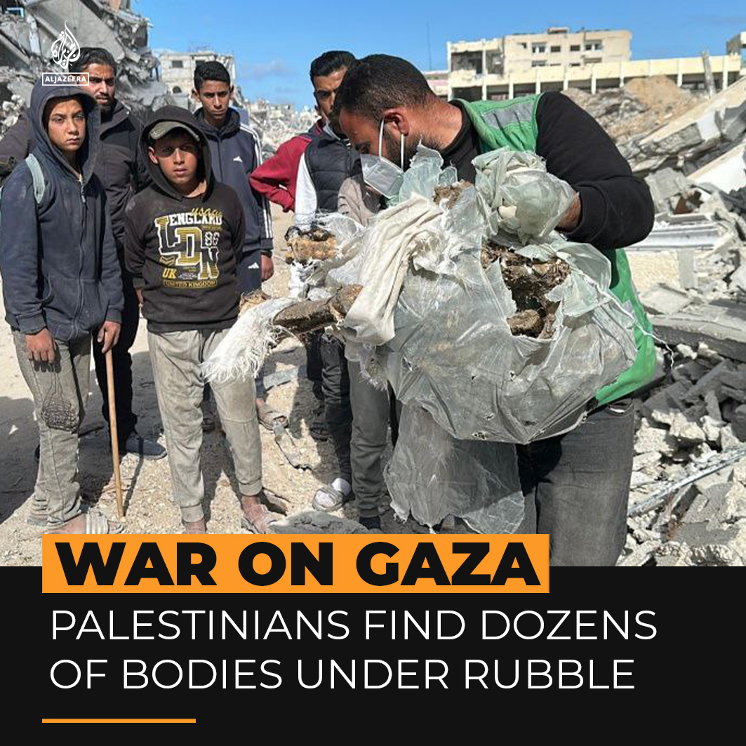 Some Palestinians have found the remains of their loved ones after the ceasefire came into effect while others are desperately searching for any sign of their family members.