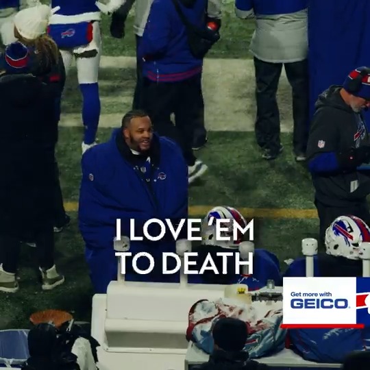 You're beautiful, Bills Mafia. 😍 Dion Dawkins | #GoBills