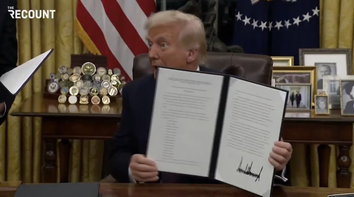 Trump fully pardons about 1,500 of his supporters convicted over Jan. 6th. He also commuted sentences of 14 others. Among those set to be freed: • Former Proud Boys leader Enrique Tarrio (sentenced to 22 years in prison) • Oath Keepers founder Stewart Rhodes (18-year sentence)