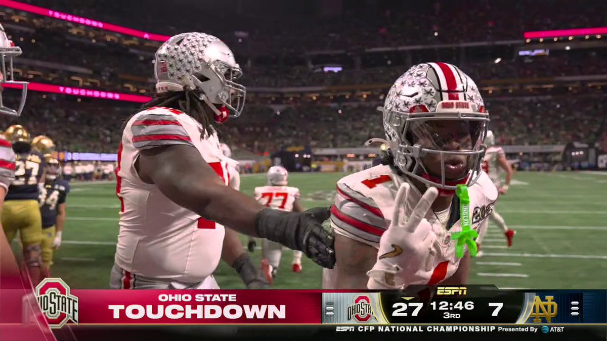 THE HAT TRICK FOR QUINSHON JUDKINS 🔥