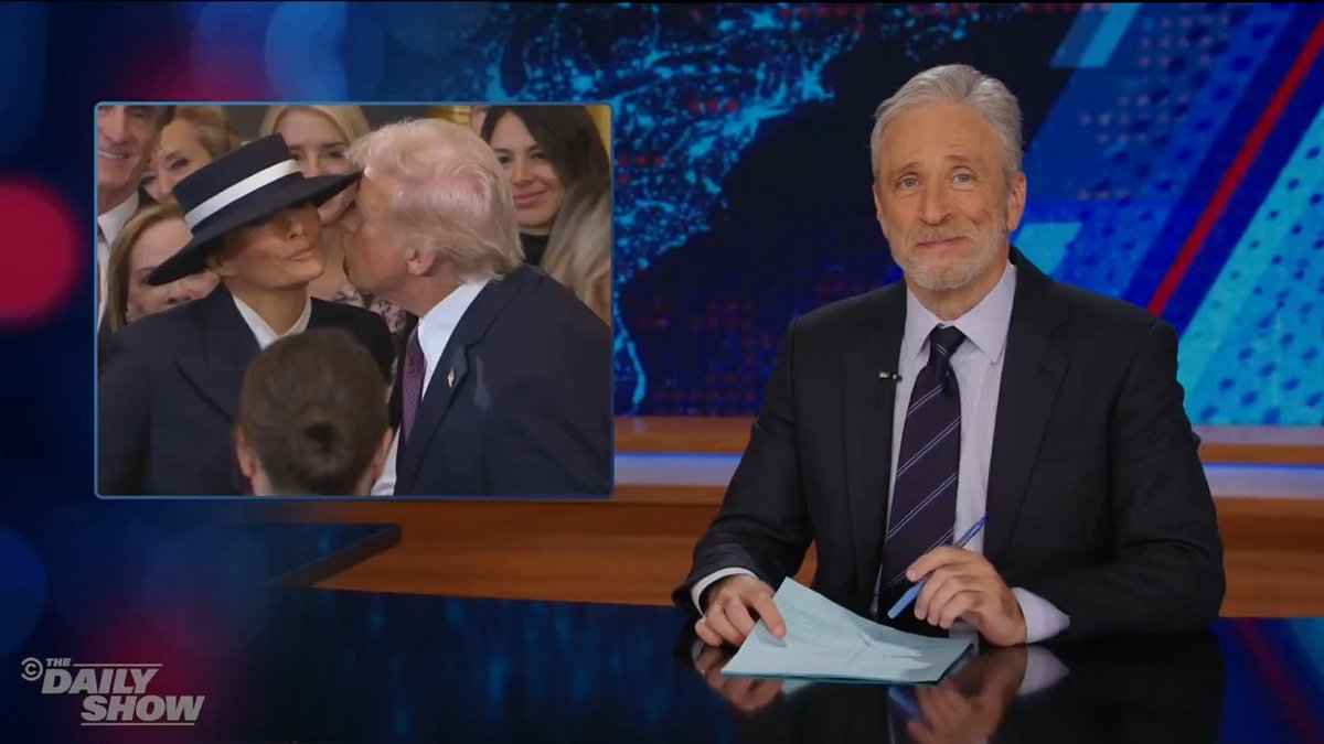 .@JonStewart on a Trump inauguration that had everything from mass pardons to stocky bald billionaires to Nazi salutes