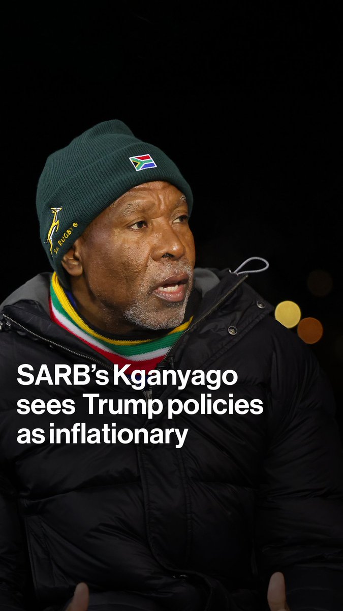 South Africa's central bank expects Trump's policies to lead to a fragmentation of the global economy. Reserve Bank Governor Lesetja Kganyago tells Joumanna Nasr Bercetche "protectionist measures" are negative for global trade
