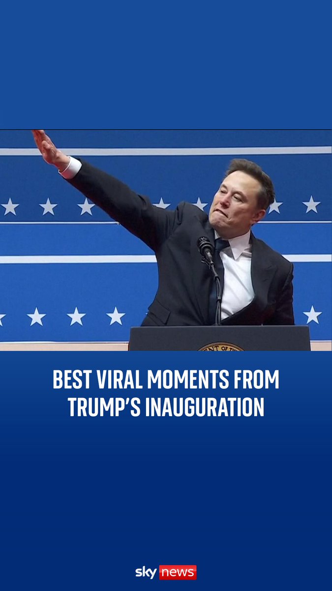 From an awkward kiss to Elon Musk's dance moves - here are some of the quirky moments captured on camera during the inauguration ceremony.