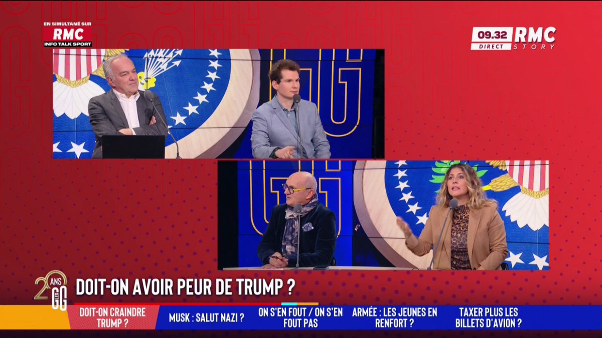 🇺🇸 Doit-on avoir peur de Trump ? 🎙️ Richard, maître nageur : "Il peut devenir un Poutine. Il me fait flipper. C'est un mec qui peut déclencher des guerres." 🤔 Que pensez-vous de cette comparaison ? #GGRMC