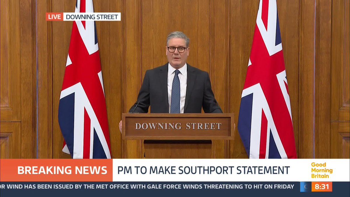 'I will not let any institution of the state deflect from their failure.' The Prime Minister gives a statement on the Southport attack.