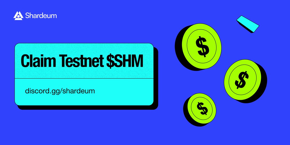 Claim testnet SHM in <60 seconds ⛽ Try it out: