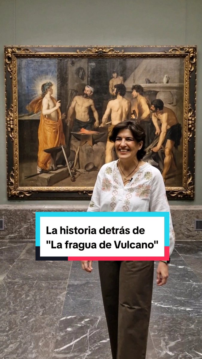 ¿Qué historia cuenta Velázquez en "La fragua de Vulcano"?