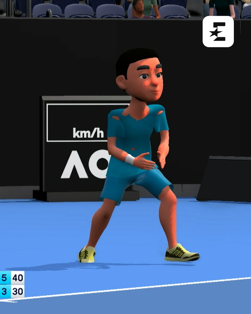 The animated version of Carlos Alcaraz and Novak Djokovic's crucial third set rally is just as good as you would expect 👀 (via #AusOpen)