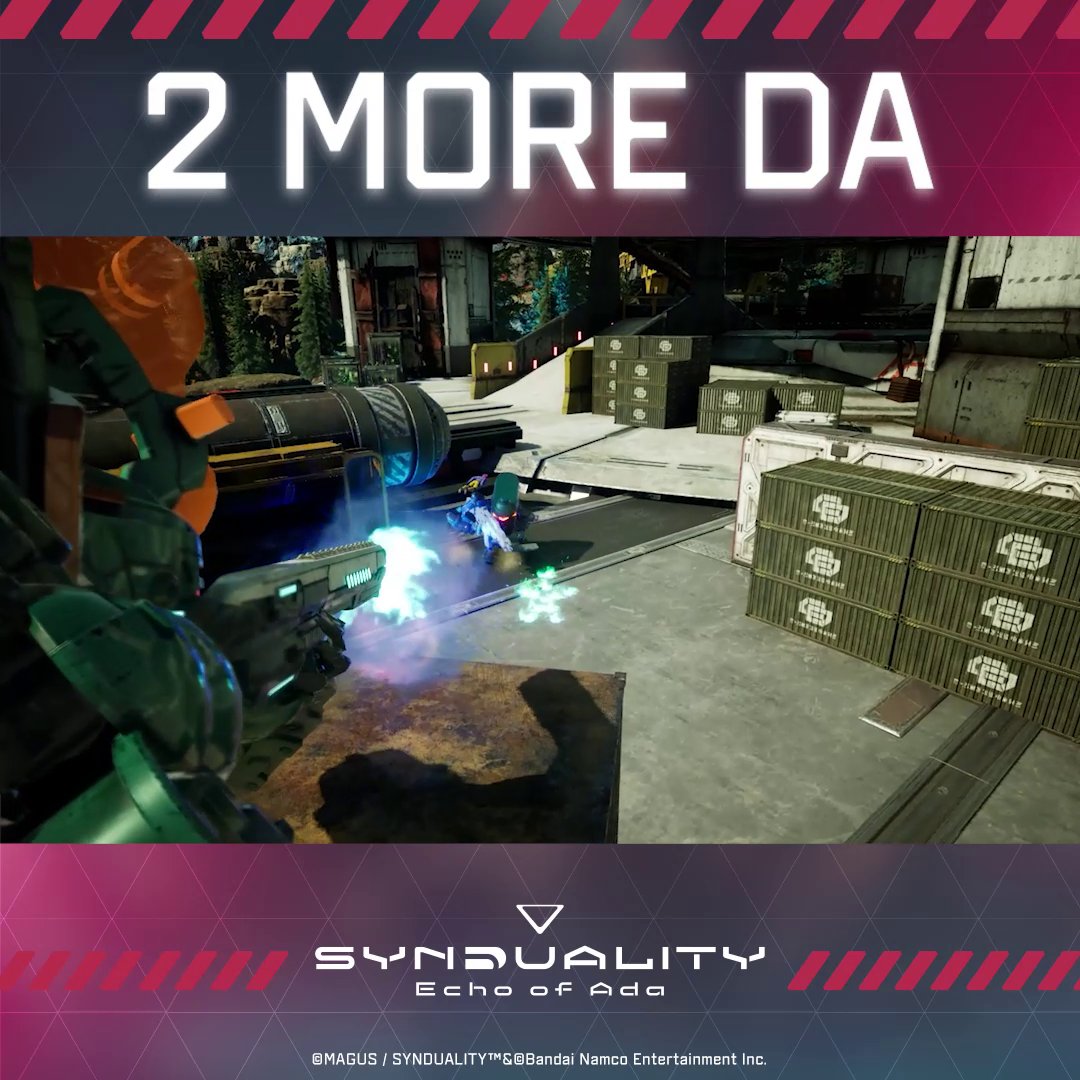 Watch your back out there, Drifter! Literally and figuratively. Not every other Drifter is your friend, and you need to keep your weak points covered to survives Sorties! #SYNDUALITY Echo of Ada is launching in just 2 more days! Pre-Order Now: