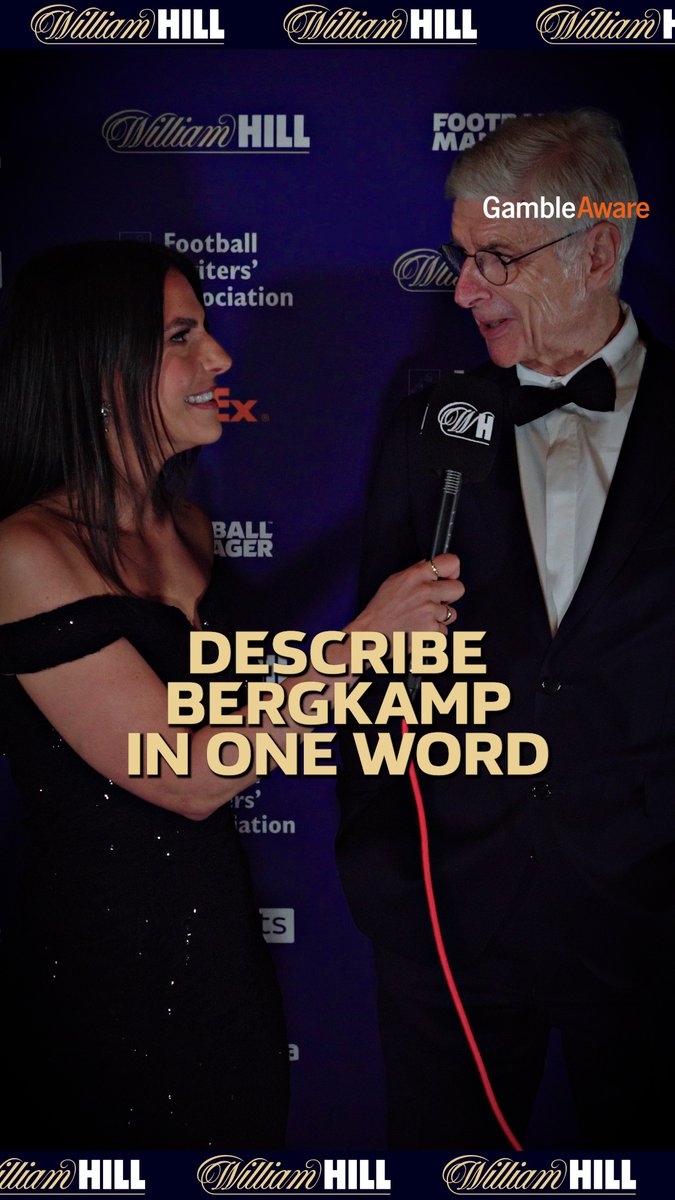 Describe Dennis Bergkamp in ONE word... 🤔 Nicole Holliday The Football Writers' Association