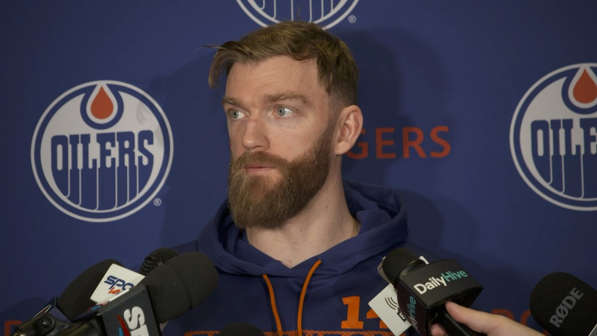 "We have to be ready at all times tonight, we can't take a shift off 'cause it's gonna end up in the back of our net... They've been rolling... It will be a great test for us." Mattias Ekholm on the #Oilers matchup vs. Washington. Enterprise | #LetsGoOilers