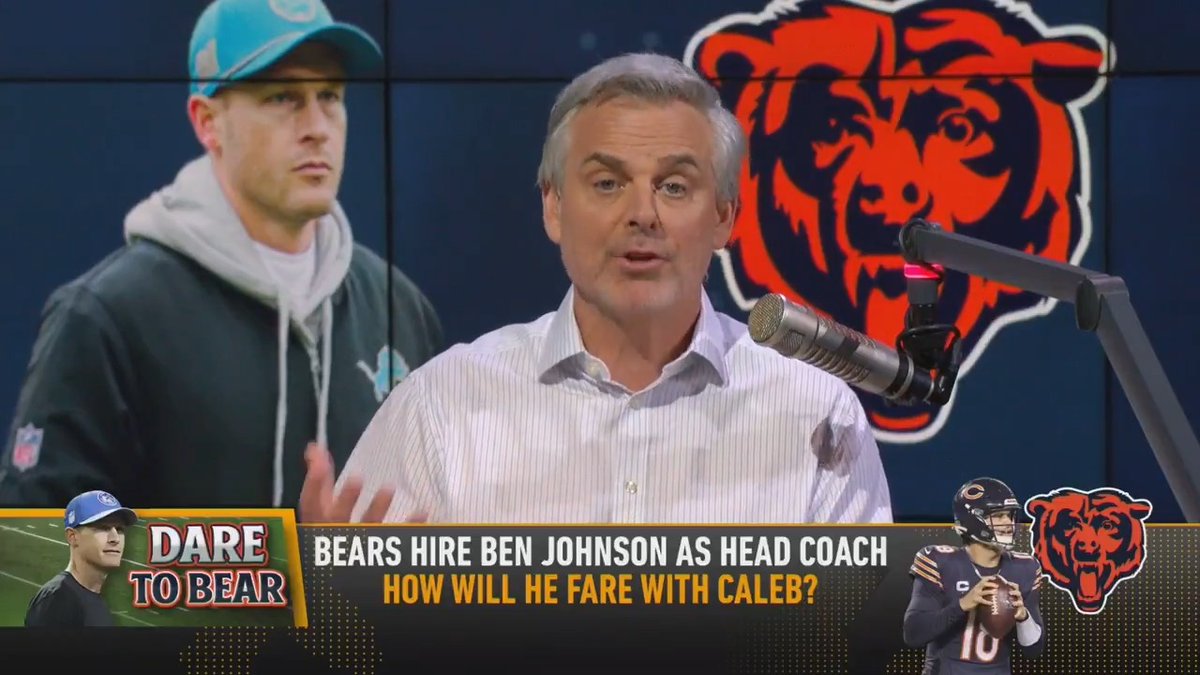 "Is he going to be Sean McVay or Matt LaFleur, or is he going to be Adam Gase and Brandon Staley? I don't know." Colin Cowherd reacts to Bears hiring Ben Johnson as head coach