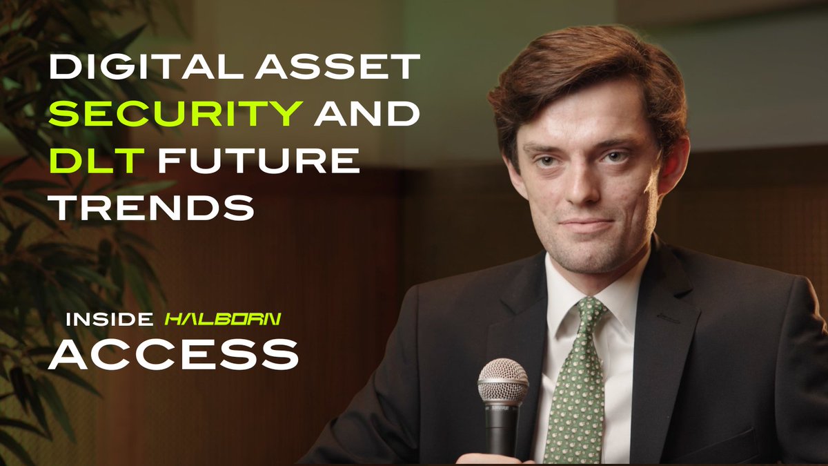 📢 What are the two top trends in DLT? 📈 🏦 Institutions coming into the space 💰 Yield-bearing assets as a form of collateral Charles Adams, Investor Relations at Nickel Digital Asset Management, discusses digital asset security and forecasts in a #HalbornACCESS exclusive! 🌟