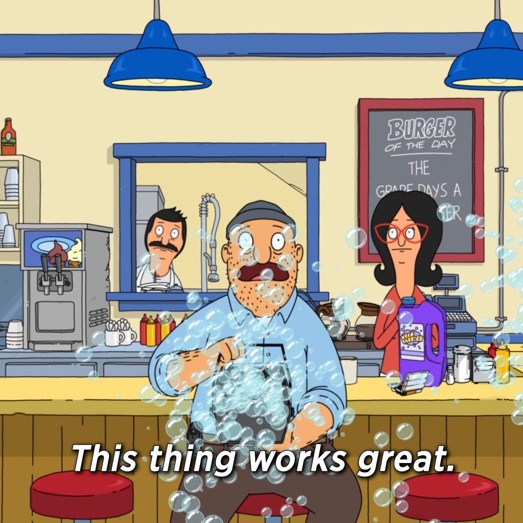 welcome to the most poppin' restaurant in town 🍔 watch #bobsburgers anytime on Hulu!