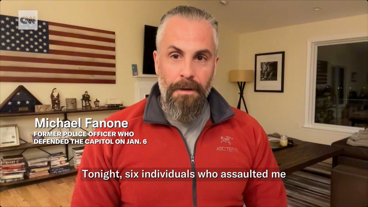 On January 6, 2021, Michael Fanone was violently attacked while doing his job defending the Capitol. He lost consciousness and suffered a heart attack after being beaten and shocked with a stun gun. The president just pardoned the men who attacked him. Via CNN