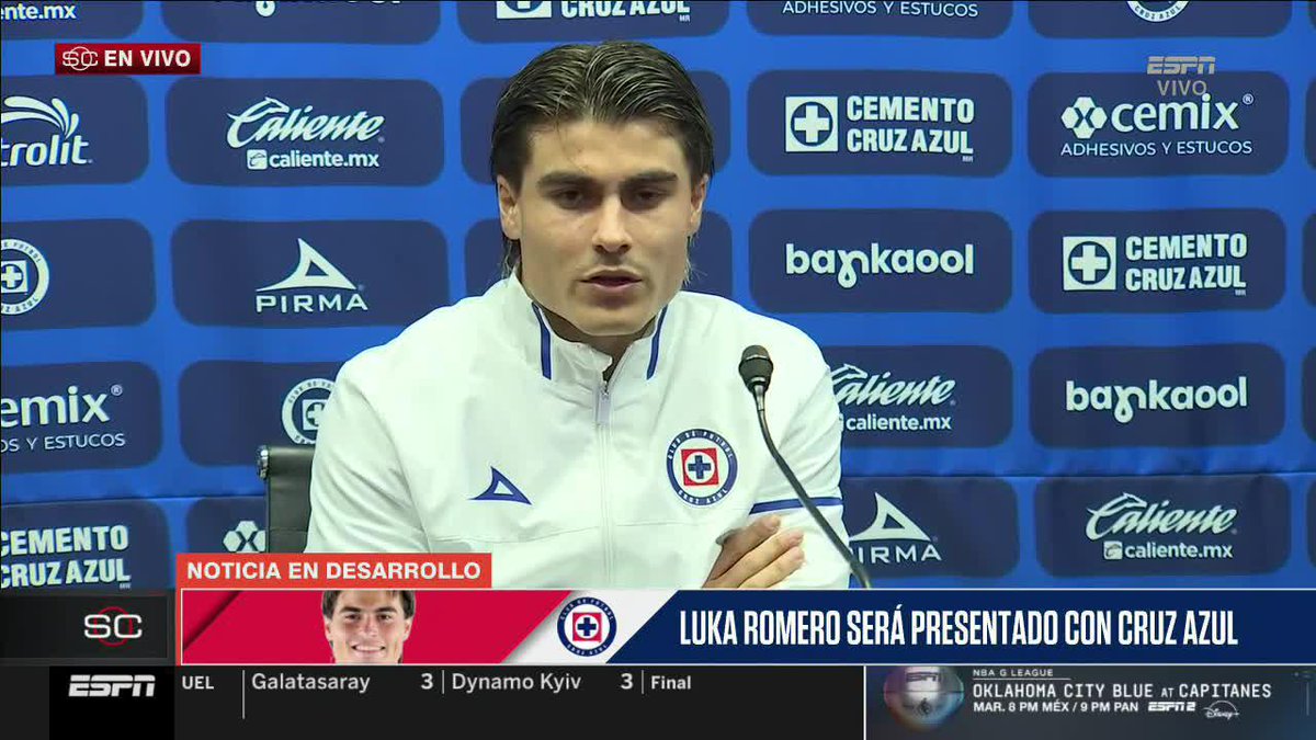 💥 "TENÍA OFERTAS DE VARIOS EQUIPOS". 💥 "ME GUSTÓ MUCHO EL PROYECTO DEPORTIVO Y ESTOY CONTENTO DE ESTAR ACÁ". 💥 "LA LIGA MEXICANA ES MUY BUENA LIGA Y VENGO A DAR LA MEJOR VERSIÓN". ¡Luka Romero es presentado con Cruz Azul! 🔵