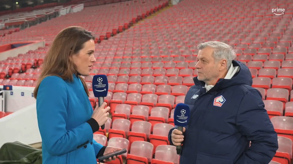 Lille have surpassed expectations 💯📈 Alex Aljoe previews the contest with boss Bruno Genesio, who believes the pressure is off for his side. #UCLonPrime