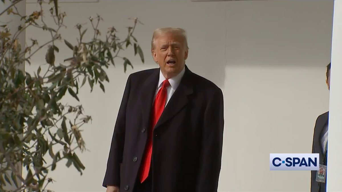 President Trump following National Prayer Service: "Not too exciting, was it. I didn't think it was a good service. No...They can do much better."