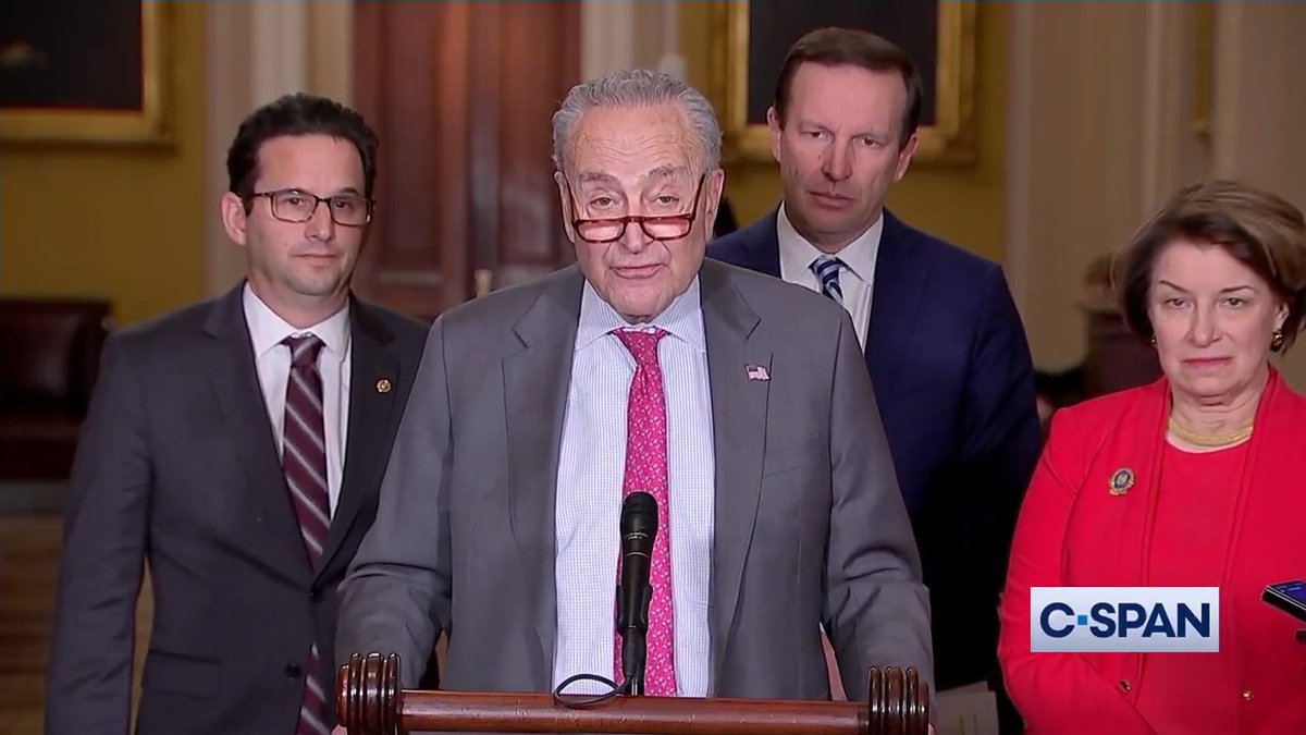 .Chuck Schumer: "There is no other way to describe President Trump’s pardon of January 6th defenders than un-American. It is so deeply un-American to do that, to pardon them."